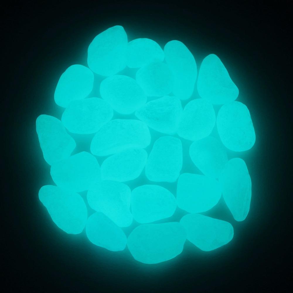Glow in the Dark Garden Pebbles 100 Pack for Paths