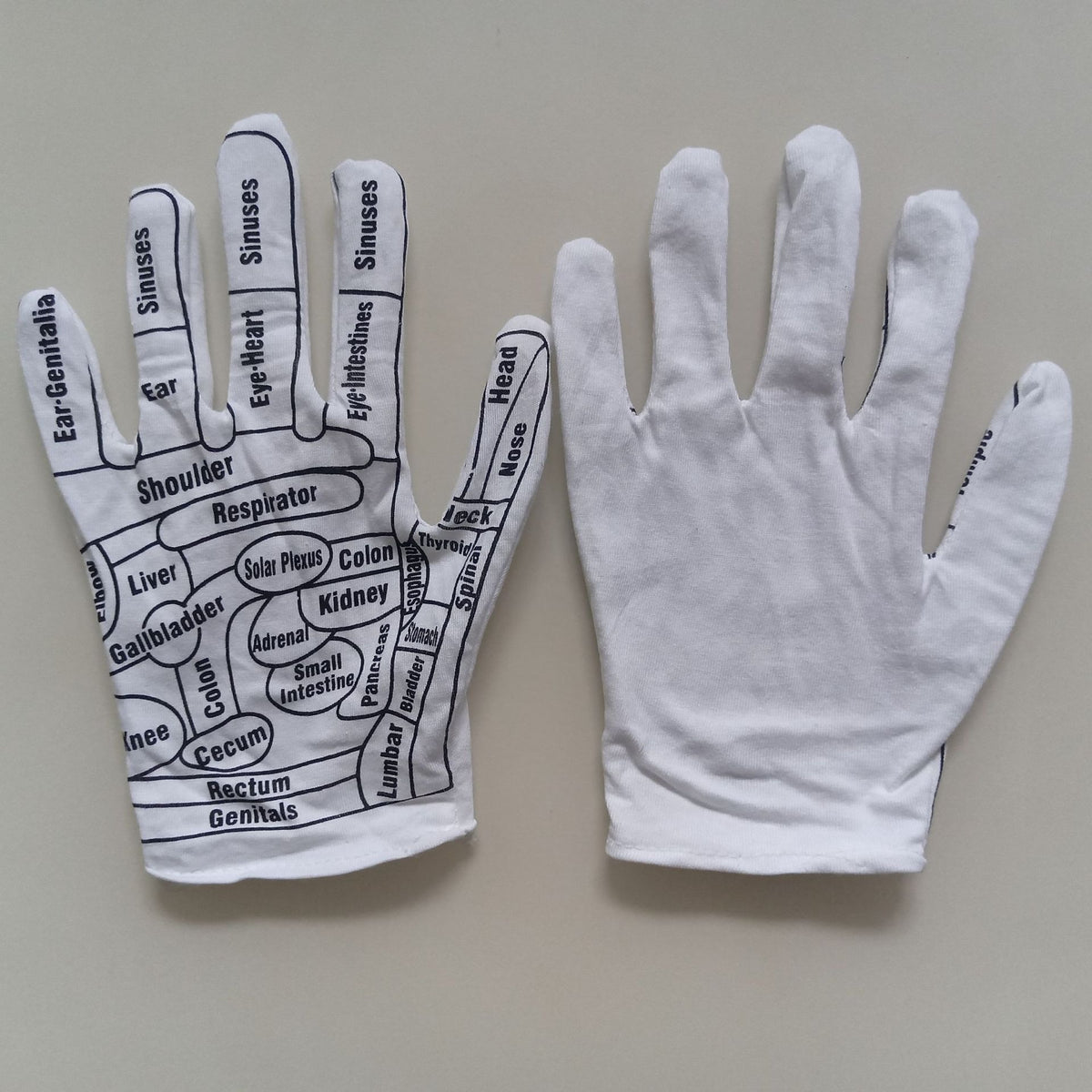 Acupoint Diagram Massage Gloves — Learn TCM Acupressure