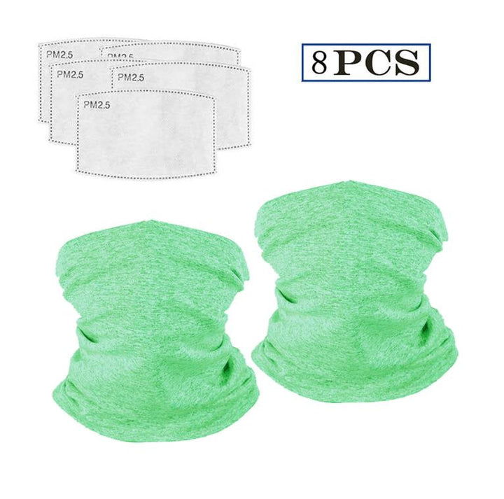 Neck Gaiter Scarf with PM2.5 Filters — All-Day Protection