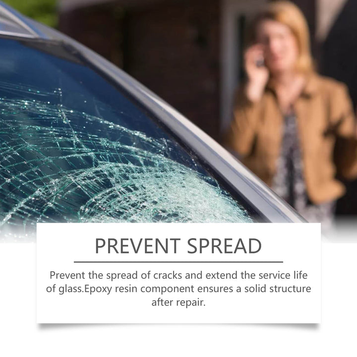 Windshield Repair Kit for Small Cracks and Clearer Glass