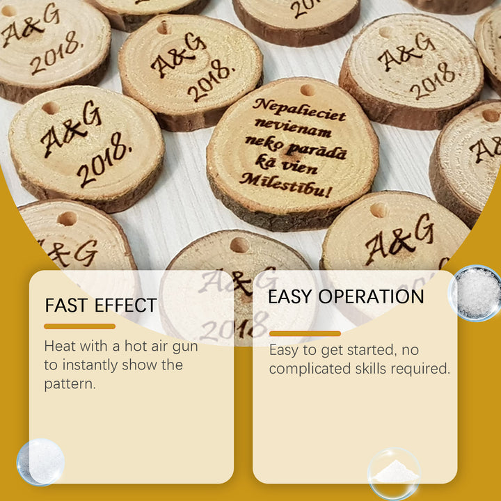 Wood Burning Paste for Fast DIY Pyrography Patterns