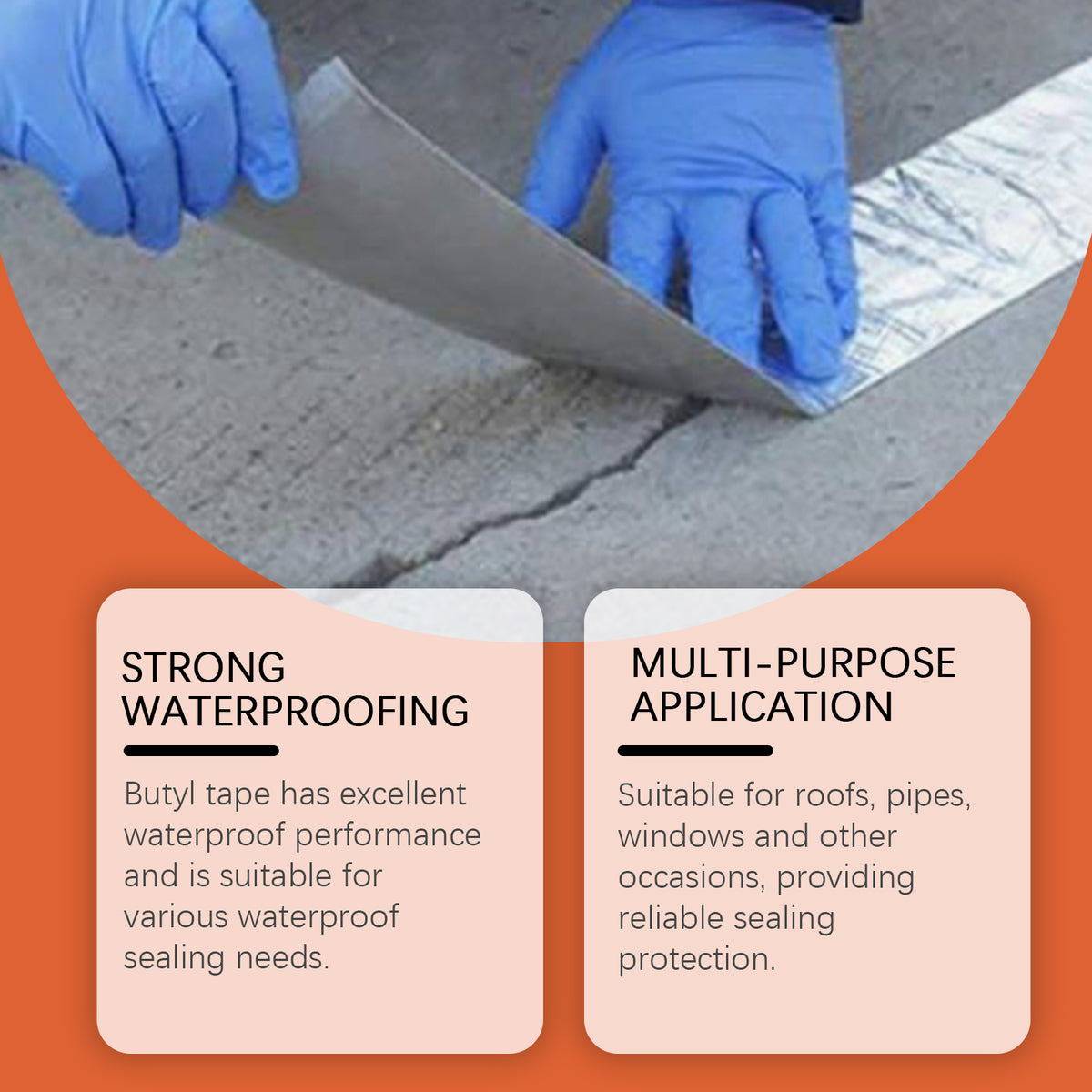 Waterproof Butyl Tape - Instant Roof Leak Repair Seal