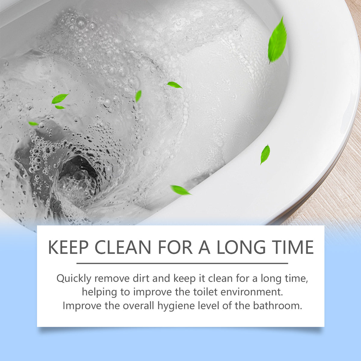 Toilet Cleaning Powder for Stubborn Stains & Scale