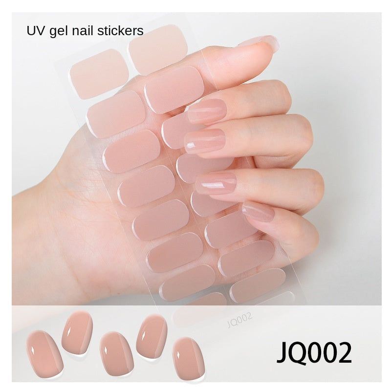 Semi-Cured UV Gel Nail Stickers — Salon Art in Seconds