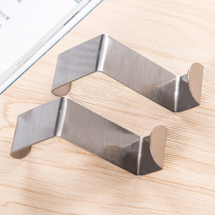 Nail-Free Over-the-Door Hooks for Coats and Bags 2-Pack