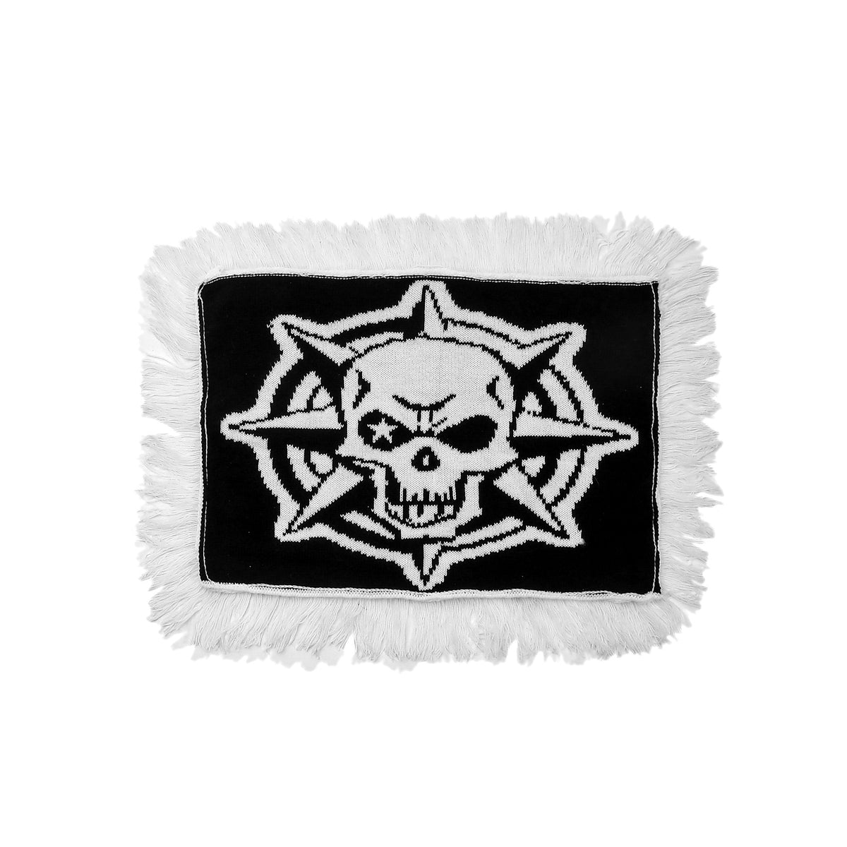 Halloween Skull Knit Placemat Table Decor for Parties