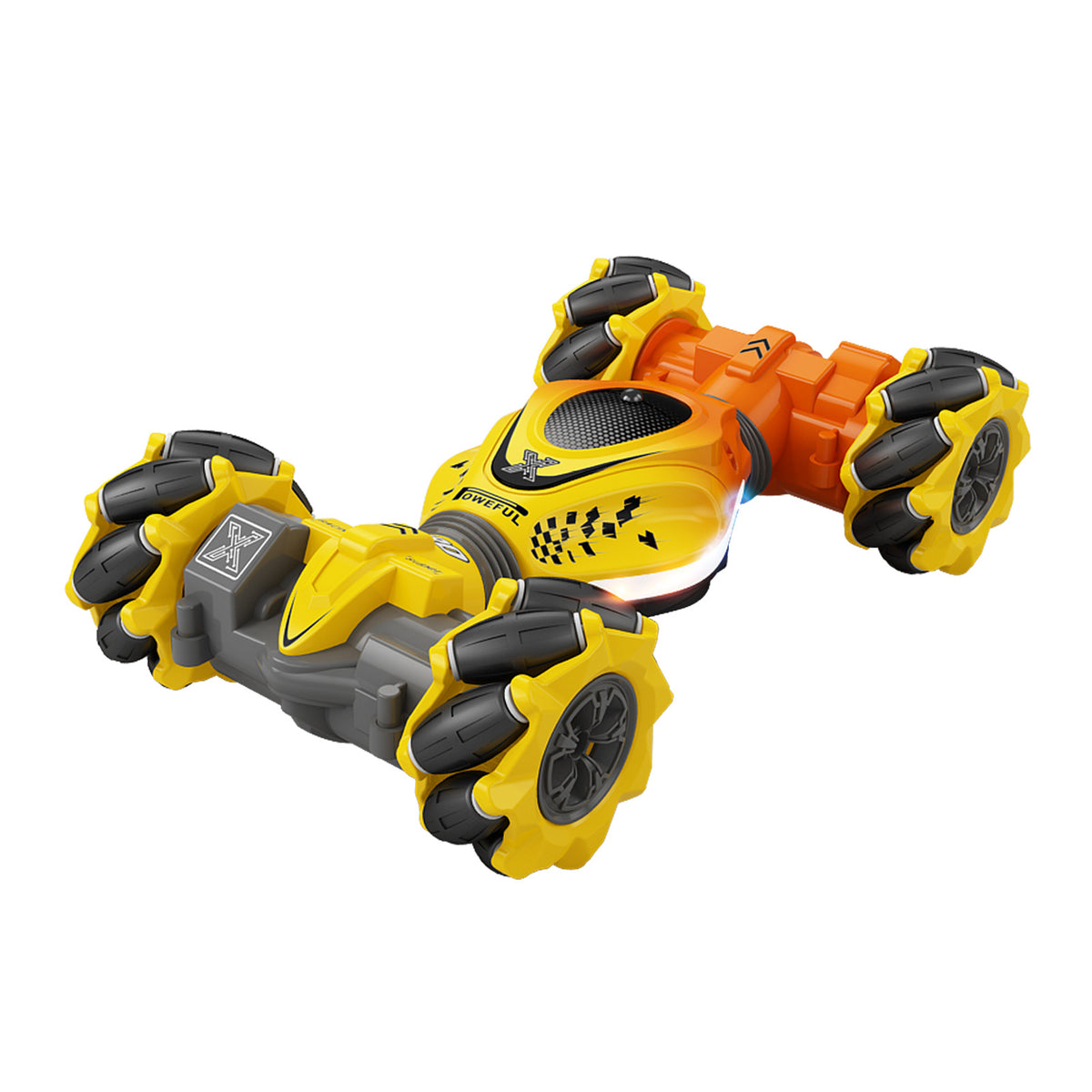 Remote Control Stunt Car With Double-Sided Twists