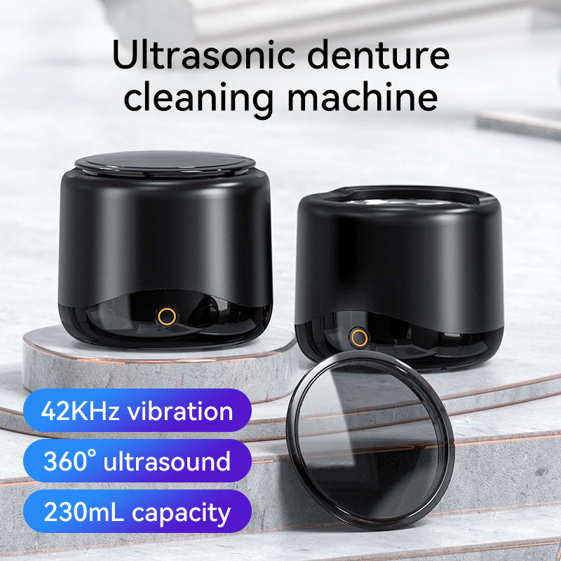 Portable Ultrasonic Denture Cleaner with 42kHz Waves