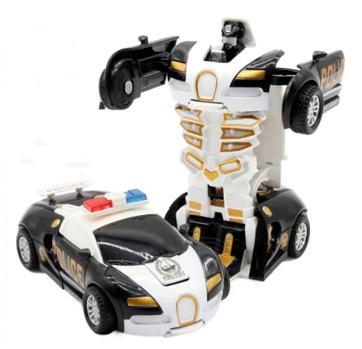Transforming Toy Car Robot for Screen-Free Action Play
