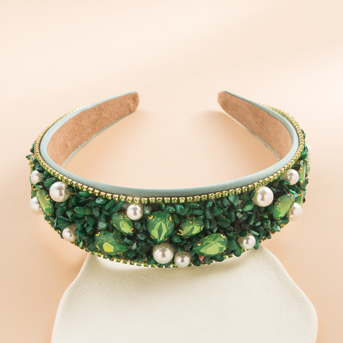 Jeweled Wide-Edge Headband for Instant Glamour Style