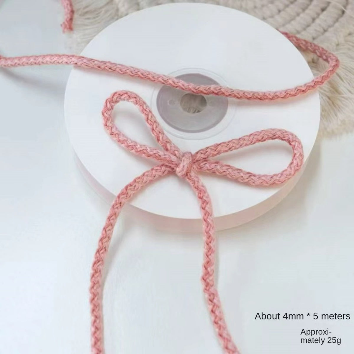 Cable Knit Christmas Ribbon for Textured Gift Bows