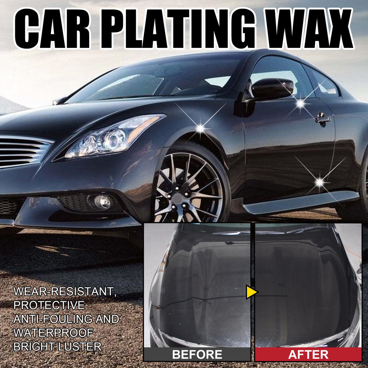 Car Wax Coating for Glossy Paint Protection Finish