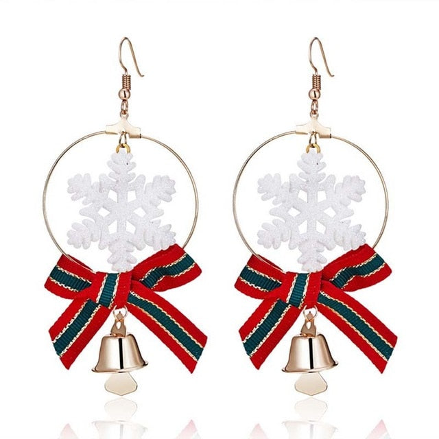 Christmas Statement Earrings for Eye-Catching Sparkle