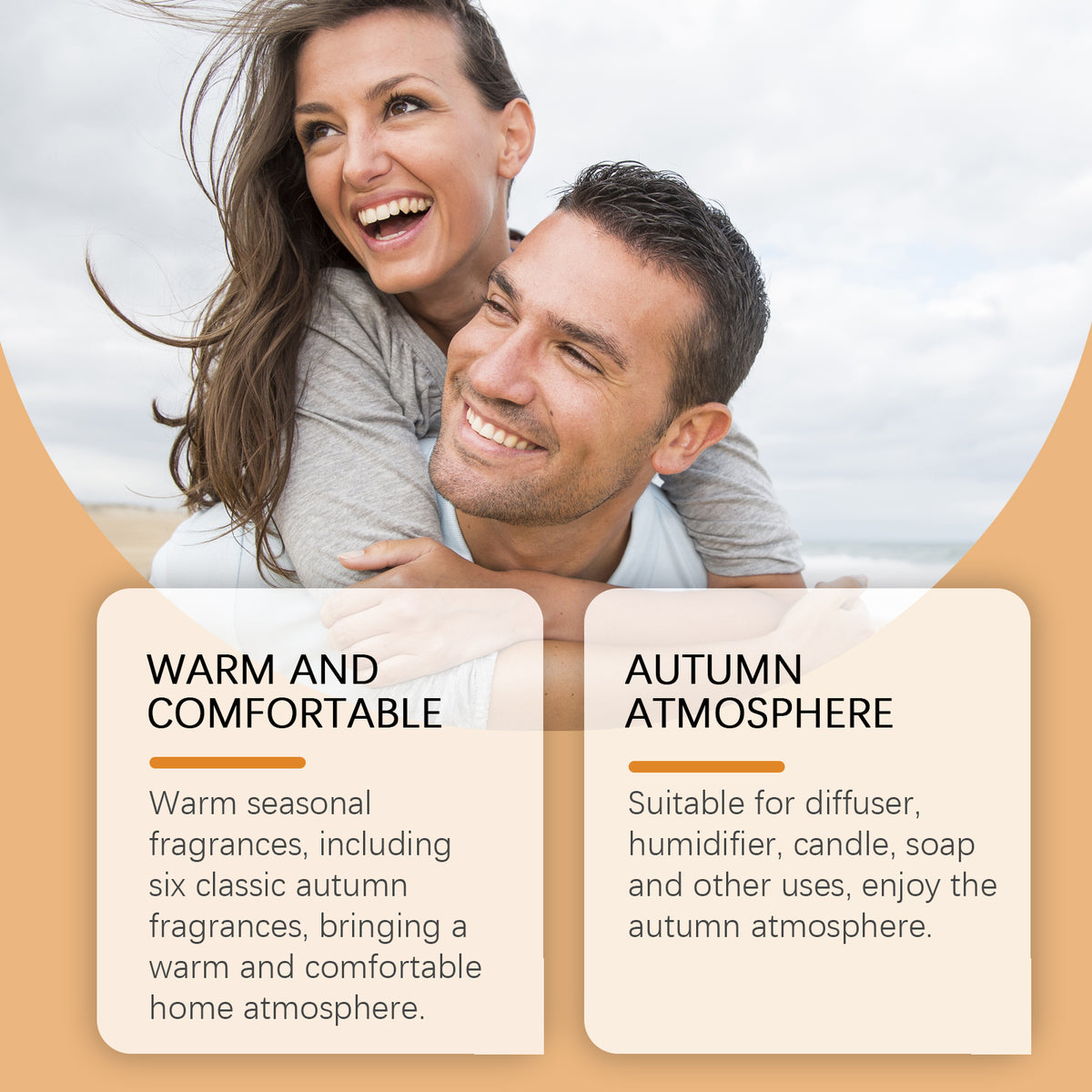 Autumn Fragrance Oils Set for Cozy Home Atmosphere