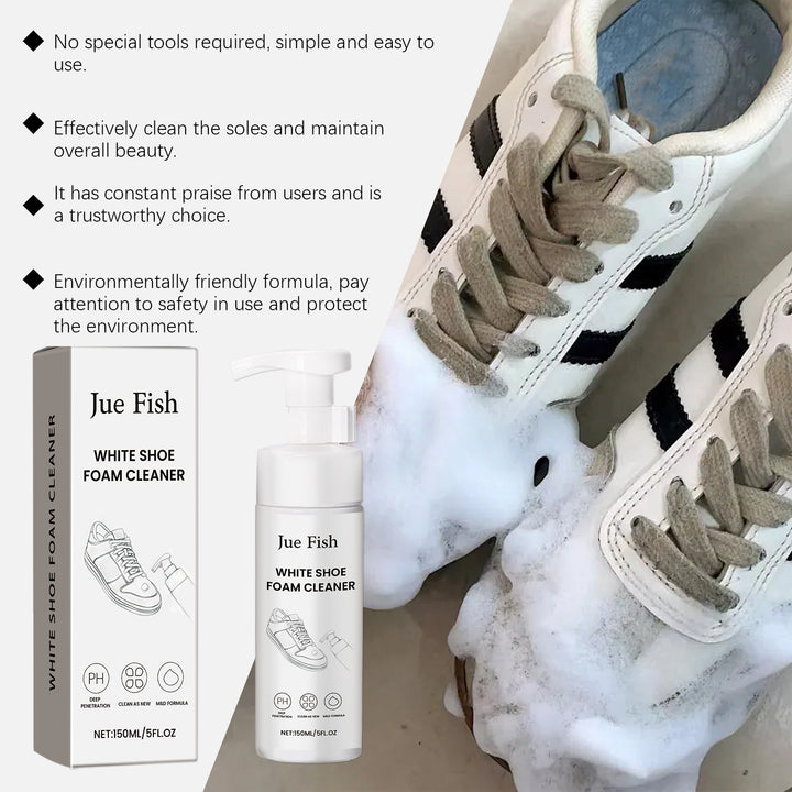 White Shoe Foam Cleaner for Quick Wash-Free Touch-Ups