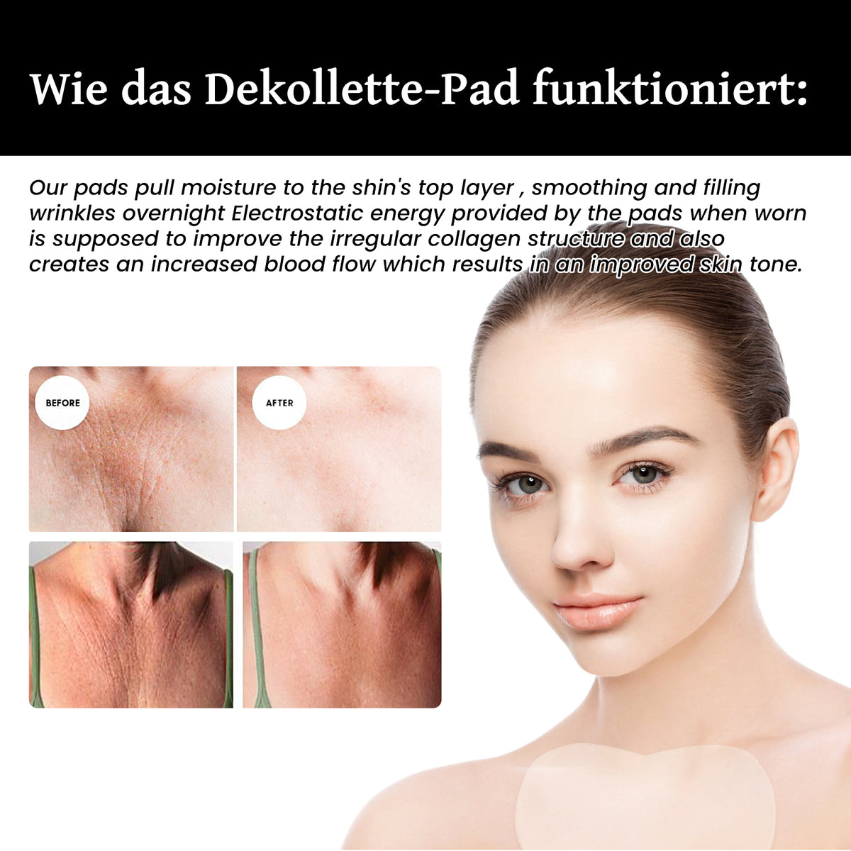 Breast Wrinkle Patches for Smoother, Firmer Cleavage