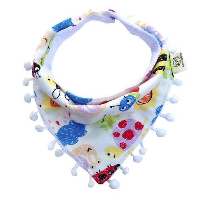 Cotton Waterproof Baby Bibs for Drool & Feeding Messes