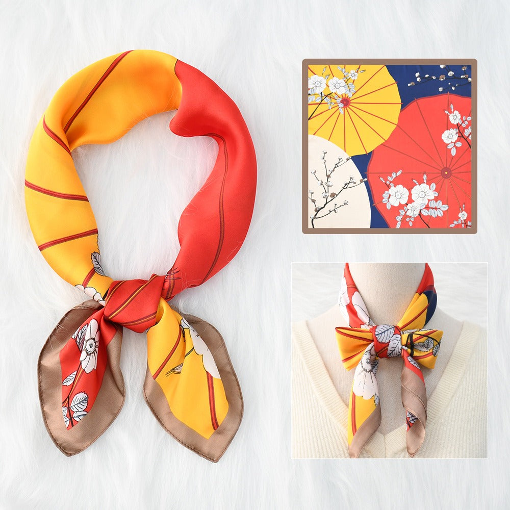 Silk Scarf for Women: Elegant Sun-Ready Beach Style
