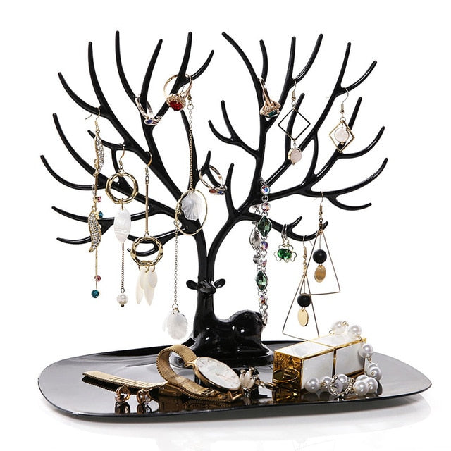 Deer Antler Jewelry Stand for Earrings, Rings & Necklaces