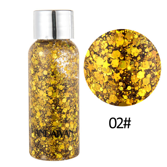 Face and Body Glitter Gel for Instant Festival Shine