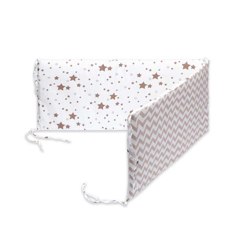 Detachable Crib Bumper Panels for Playful Nursery Decor