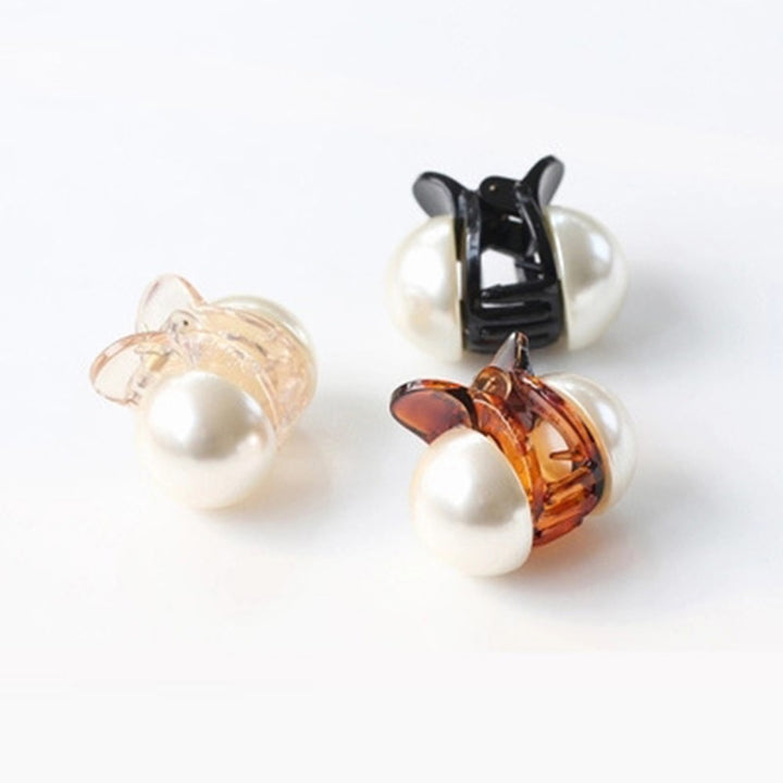 Pearl Mini Claw Hair Clips for Easy Elegant Styles