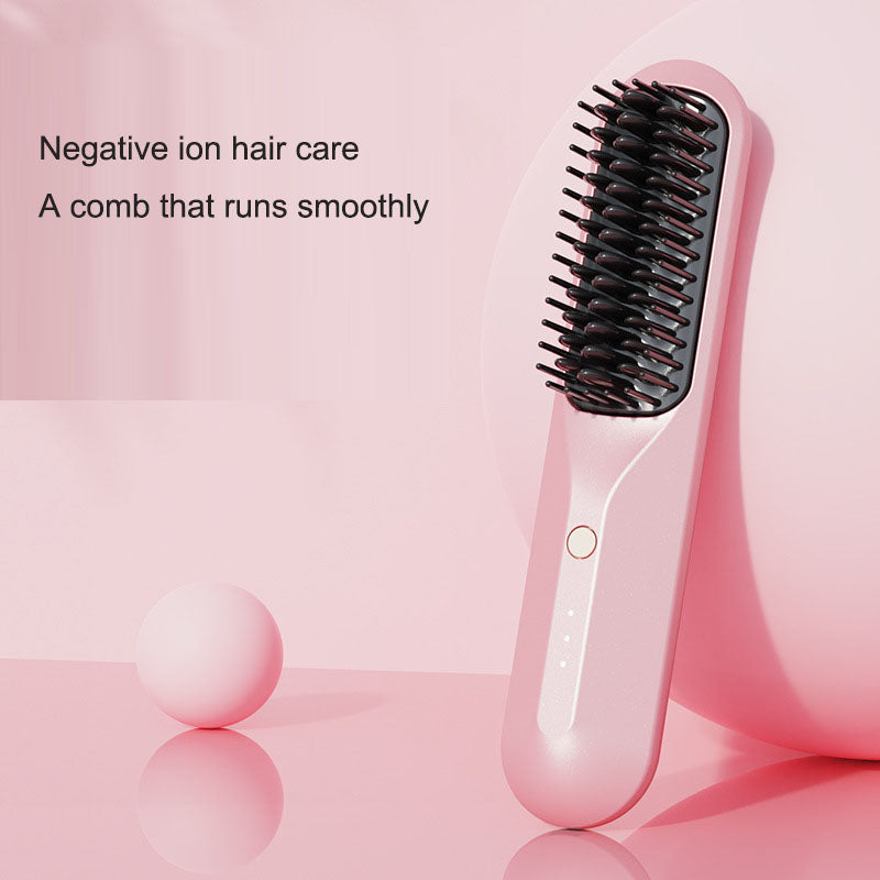 Wireless Heated Comb for Quick Smooth Hair Touch-Ups