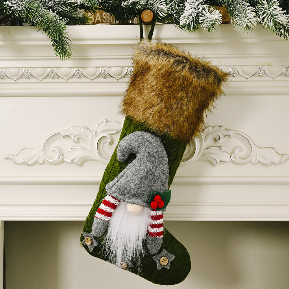 Gnome Christmas Stockings for a Cozy Holiday Mantel