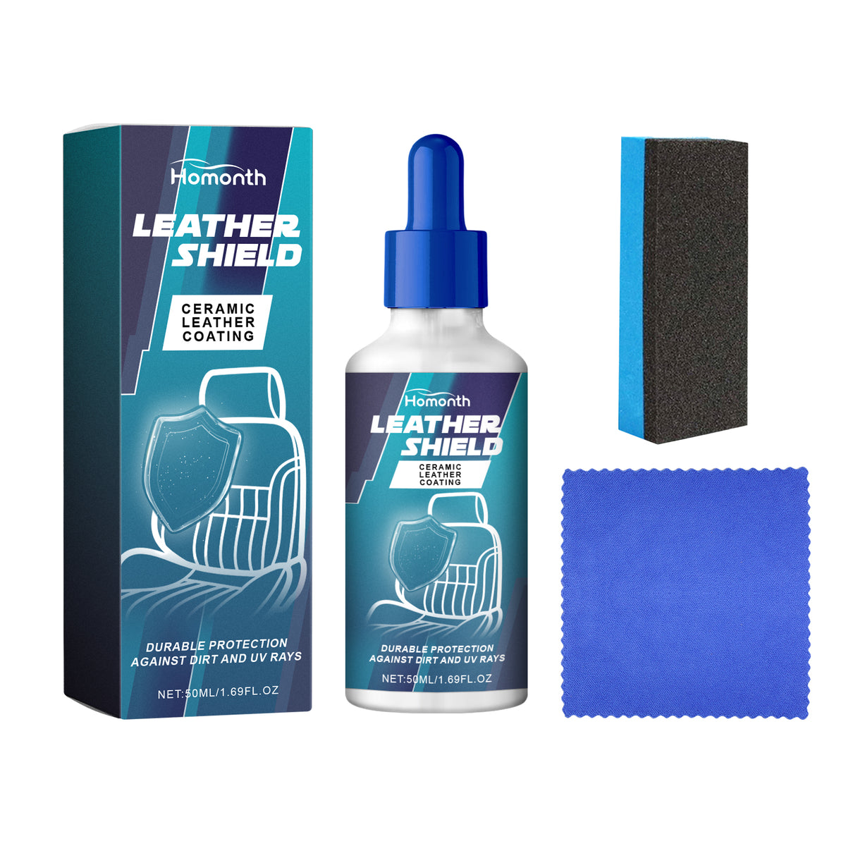 Ceramic Leather Coating for UV, Dirt & Shine Protection