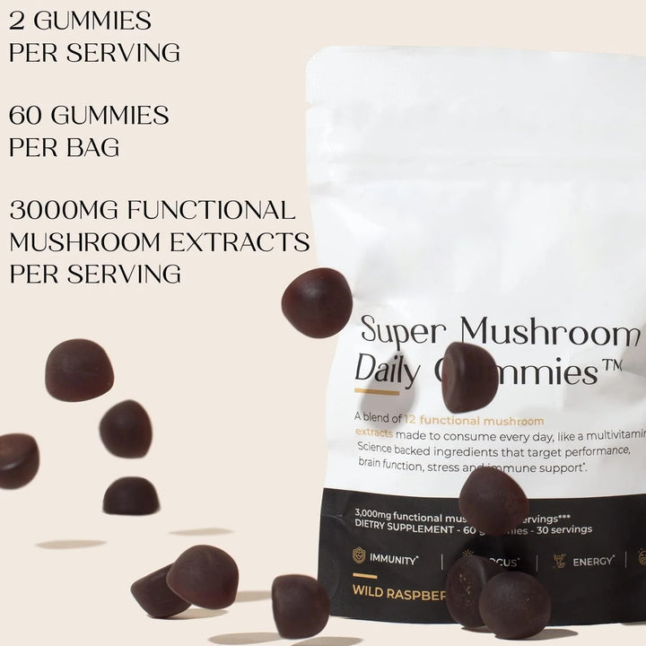 Lion's Mane Mushroom Gummies for Brain & Focus