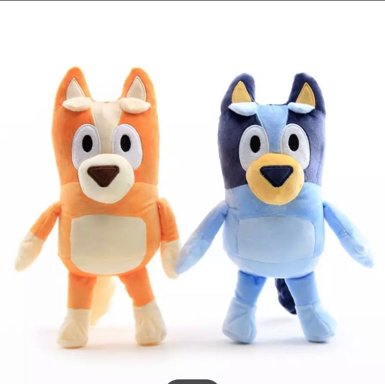 Bingo Plush Toy Pair: Soft 28 cm Character Gifts for Kids