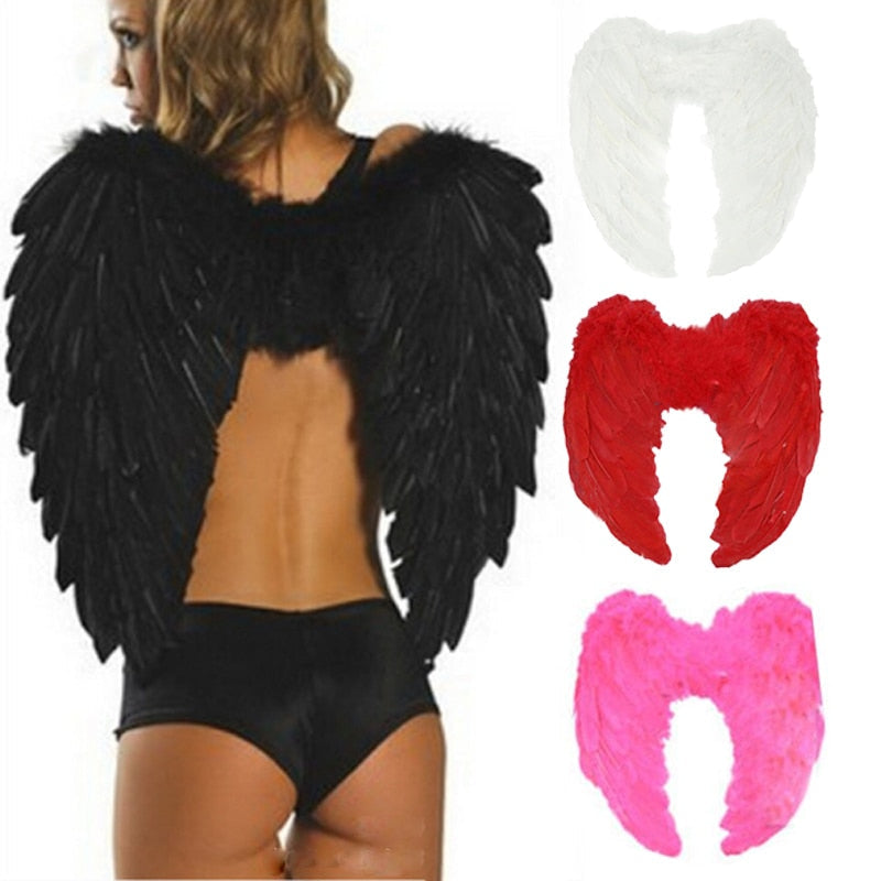 Adult Angel Wings Costume Accessory for Fantasy Looks