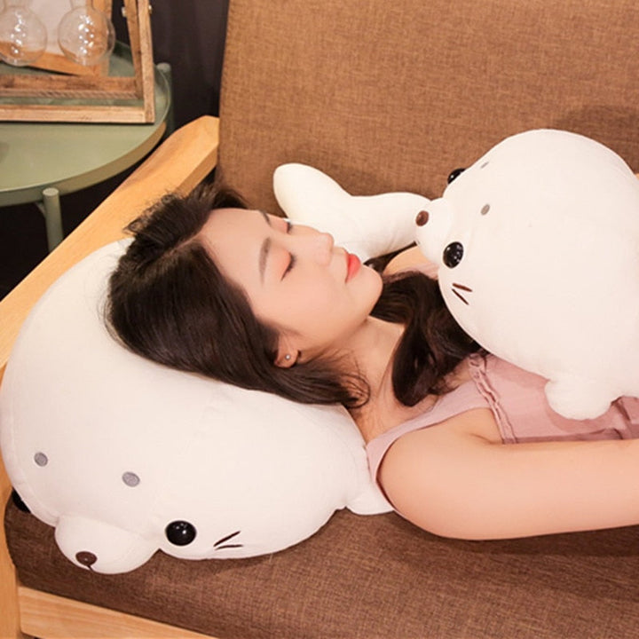 Sea Lion Plush Pillow For Cozy Cuddles And Room Decor