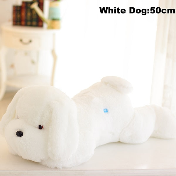 50cm Glowing Dog Plush Toy for Colorful Bedtime Fun for Kids