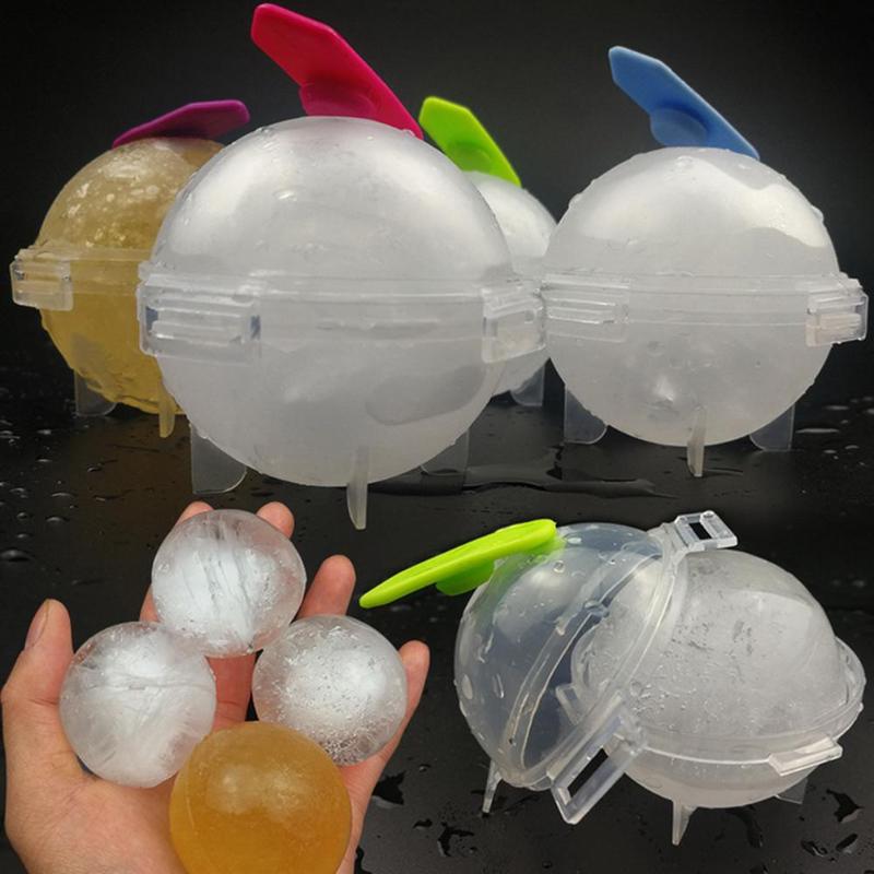 Large Ice Ball Mold for Whiskey: Clear 5cm Spheres