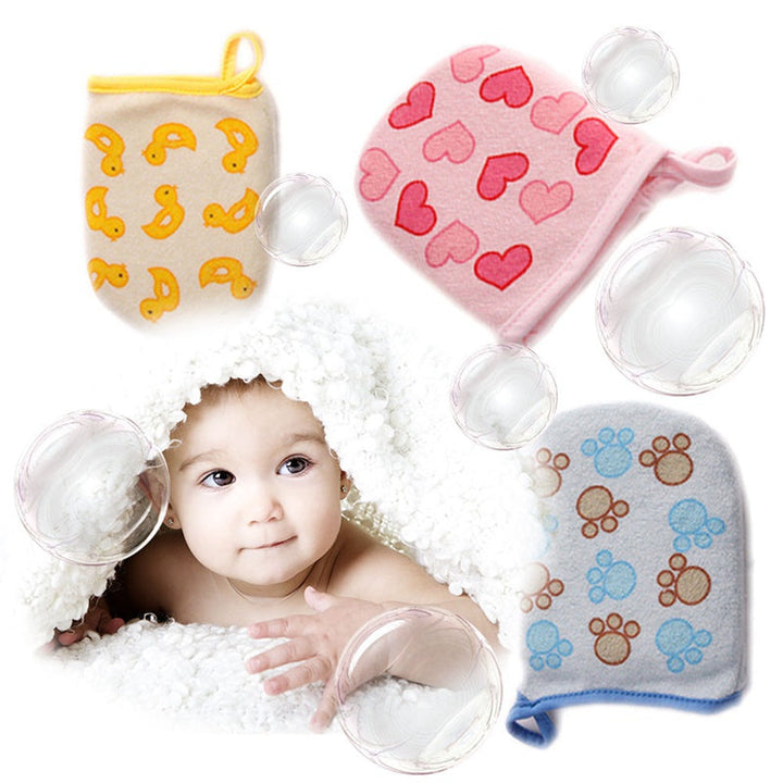 Baby Bath Mitt – Soft Gentle Wash Glove for Babies