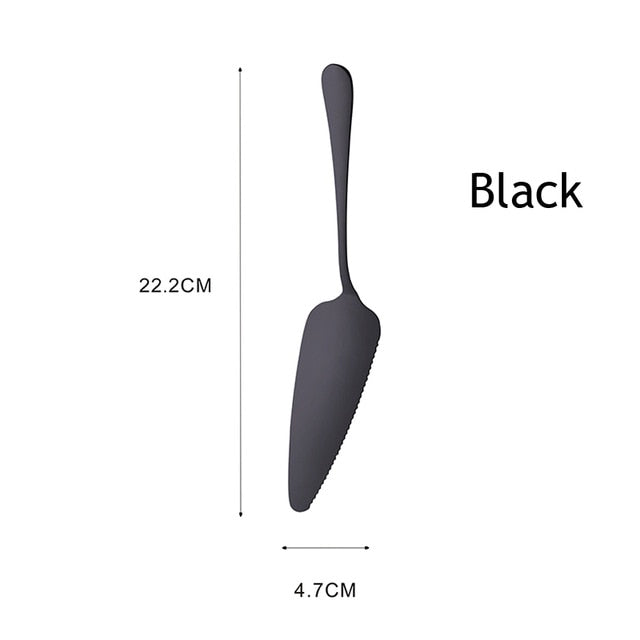 Serrated Stainless Steel Cake Server for Clean Slices
