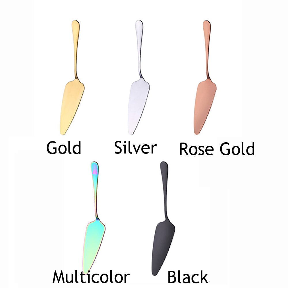 Serrated Stainless Steel Cake Server for Clean Slices