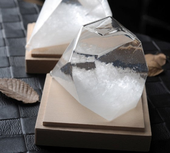 Diamond Storm Glass Weather Forecast Bottle Home Decor