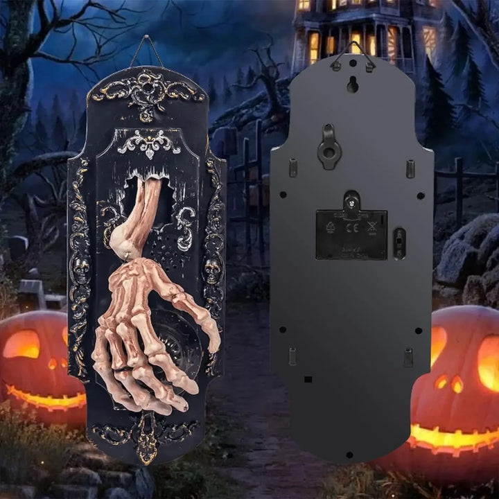 Halloween Touch Doorbell With Illuminated Skeletal Hand