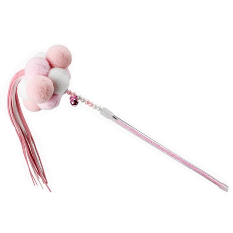 Cat Teaser Wand Toy for Interactive Indoor Cat Play