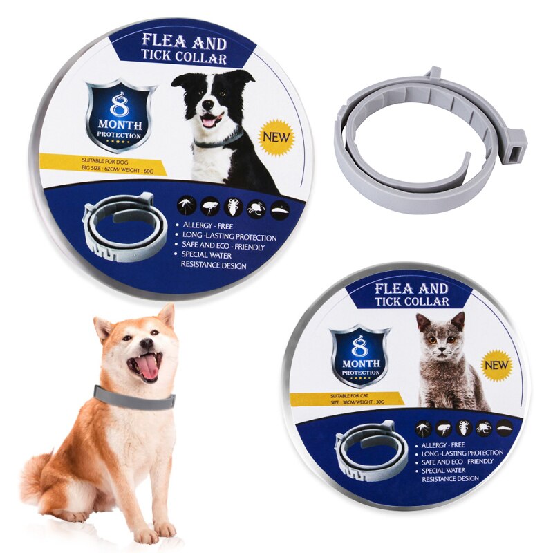 Pet Flea & Tick Collar – Up to 8 Months Protection