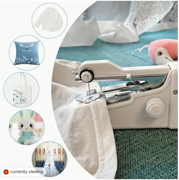 Handheld Sewing Machine for Quick Clothing Repairs