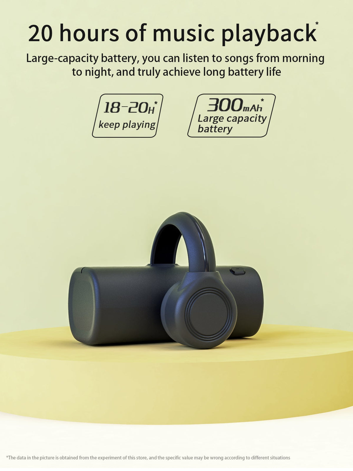 Single-Ear Bone Conduction Headset for Sports & Gaming