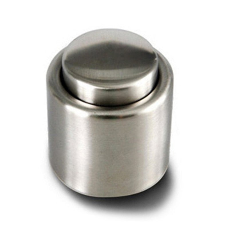 Vacuum Wine Stopper Stainless Steel for Opened Bottles