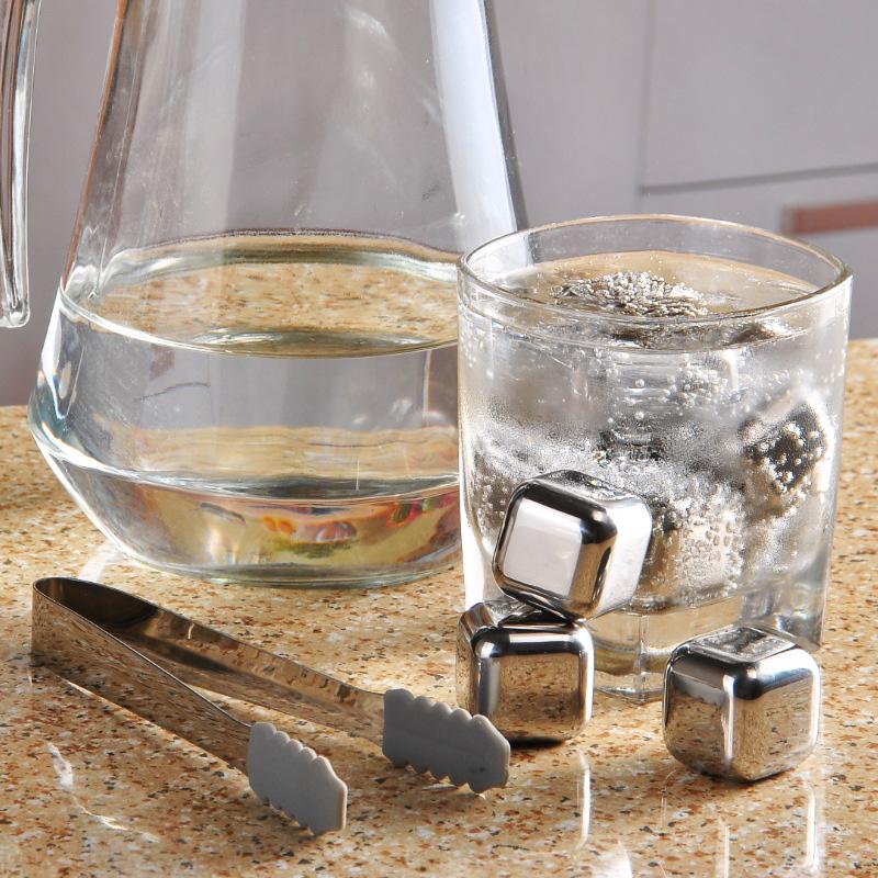 Stainless Steel Whisky Ice Cubes That Never Dilute