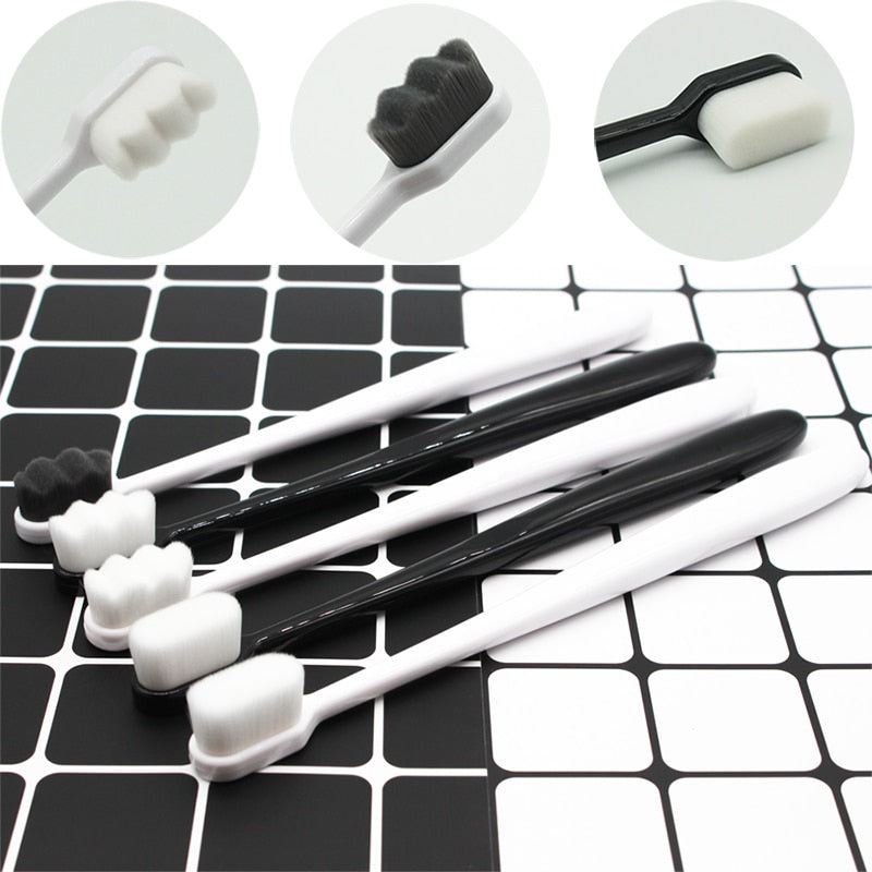 Ultra-Thin Travel Toothbrush with Gentle Soft Bristles