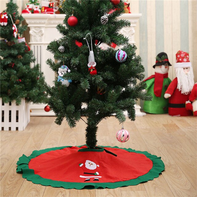 Faux Fur Christmas Tree Skirt for Cozy Holiday Decor