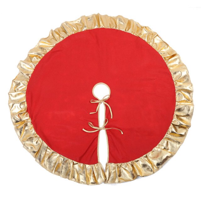 Faux Fur Christmas Tree Skirt for Cozy Holiday Decor