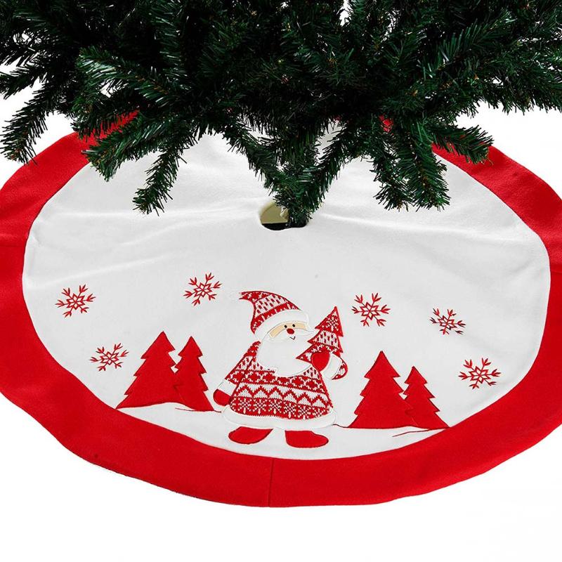 Faux Fur Christmas Tree Skirt for Cozy Holiday Decor